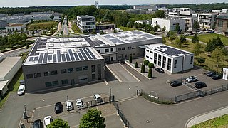 Vogelperspektive auf das Firmengelände der KIS Antriebstechnik GmbH