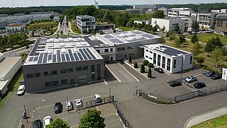 Vogelperspektive auf das Firmengelände der KIS Antriebstechnik GmbH